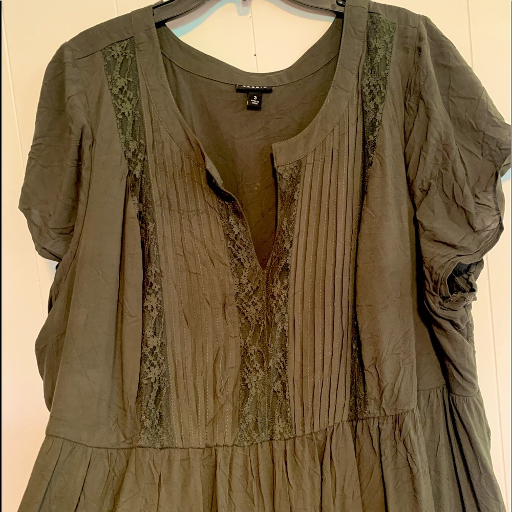 Green size 3 torrid dress